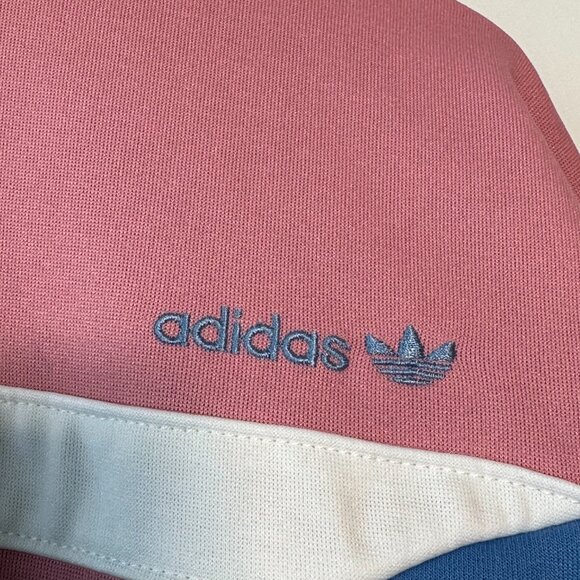 Women's Adidas Vintage 80's Zip-up Track Jacket - Size S - Picture 3 of 6